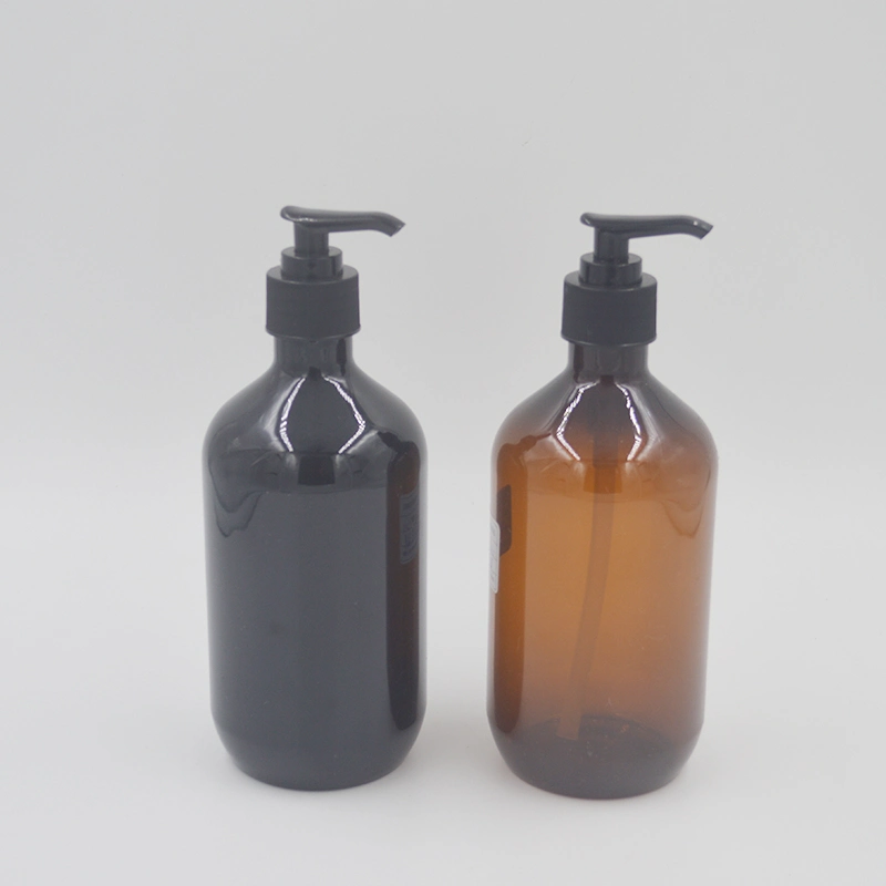 Instock Customed Empty Pet Plastic Hand Sanitizers Bottle with Lotion Pump 200/300/500ml Soap Shower Gels Bottles Alcohol Disinfection Empty Shampoo Bottle