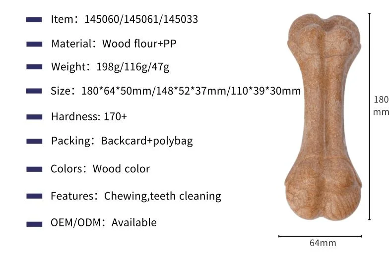 Voovpet Dog Molar Rod Dog Teeth Grinding Plaything Dog Biting Rod Toy