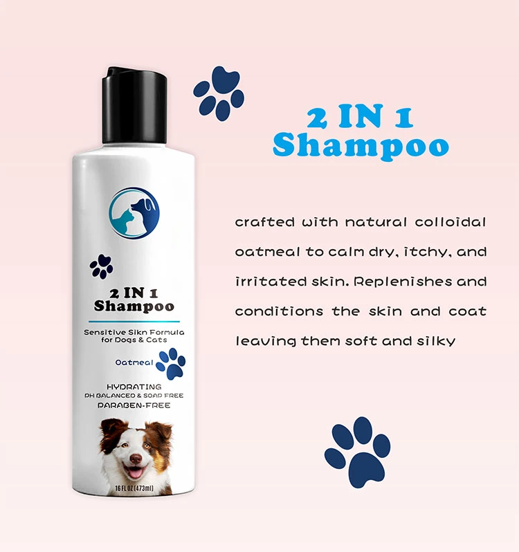 2 in 1 Pet Shampoo &amp; Conditioner for Dog Puppy &amp; Cat with All Natural Ingredients