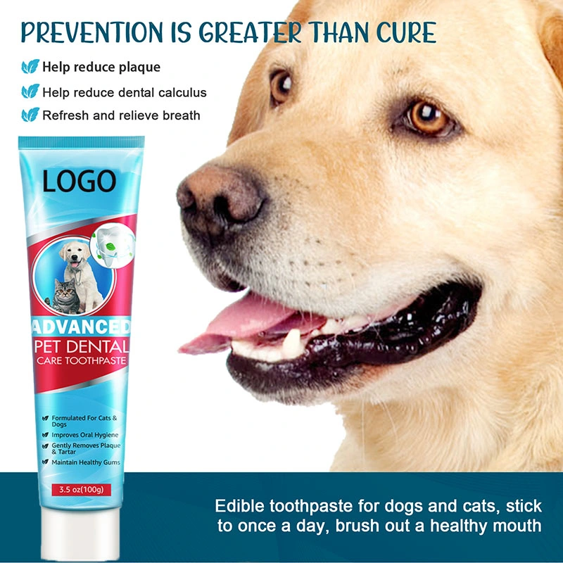 OEM Private Label Dental Care Pet Mouth Cleaning Custom Scent Cat Dog Pet Toothpaste